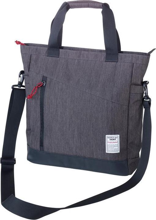 Troika BUSINESS SHOULDER BAG Business-Schultertasche, grau/schwarz