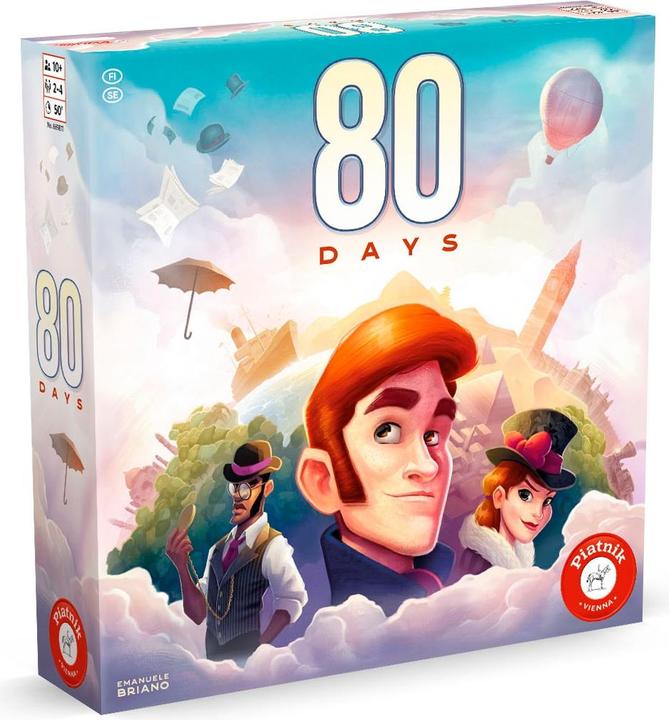 Actual product image Piatnik 80 Days - perhepeli