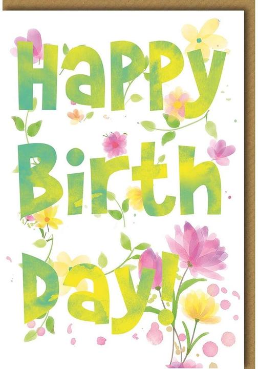 Produktbild Braun + Company Glückwunschkarte Geburtstag 11.5 x 17 cm, inkl. Couvert (1 Stk.)