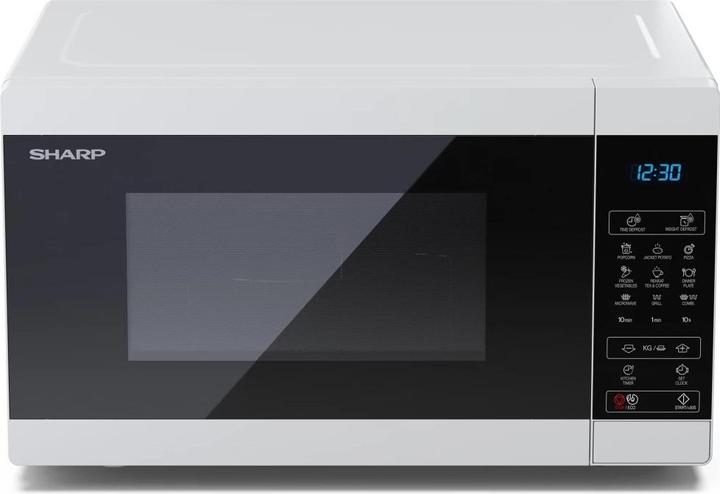Sharp Microwave Oven with Grill YC-MG81E-W Free standing, 28 L, 900 W, Grill, White (28 l)