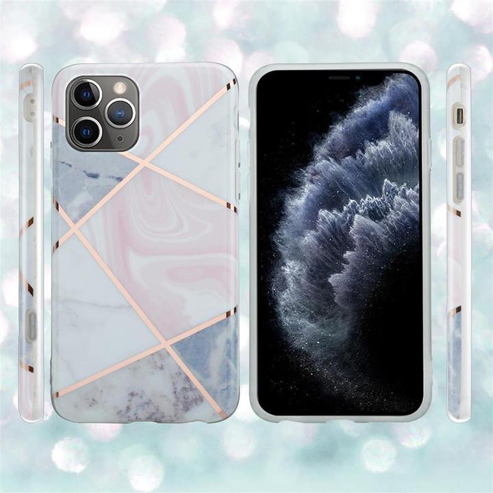 Actual product image Cadorabo IMD TPU Colorful Marble Cover (Apple iPhone 11 Pro Max)