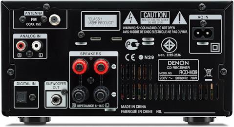 Actual product image Denon RCD-M39 CD receiver (CD receiver)