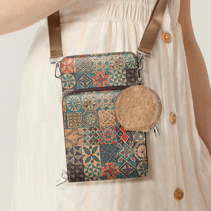 Actual product image Avizar CorkMosaic cork bag