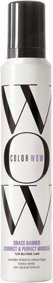 Immagine prodotto Color Wow Brass Banned Correct & Perfect Mousse Blonde (200 ml, Agente schiumogeno)