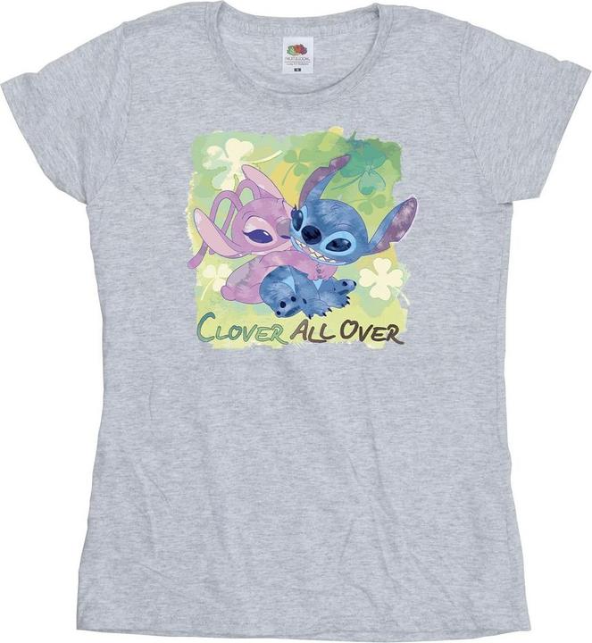 Produktbild Disney Lilo And Stitch St Patrick's Day Clover TShirt (S)