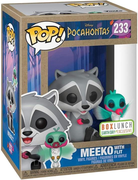 Produktbild Funko POP! Disney Pocahontas Meeko with Flint Edition Limitée Earth Day