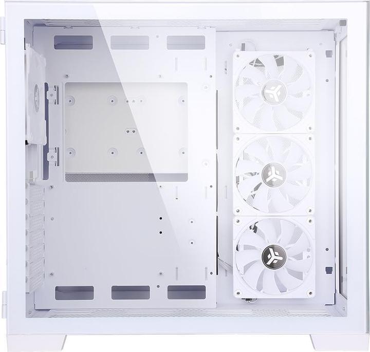 Produktbild Itek Boitier Moyen Tour ATX Dark Cave RGB avec panneau vitré (Blanc) (ATX, mATX, Mini-ITX)