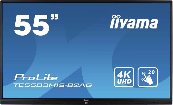 Produktbild iiyama 55" TE5503MIS-B2AG Touch 3xHDMI,6xUSB (3840 x 2160 Pixel, 55")