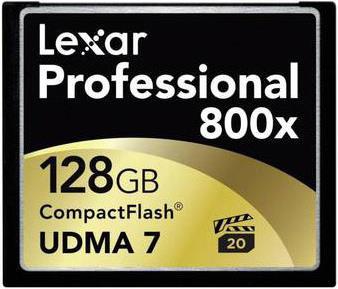 Lexar Compact Flash, Professional UDMA7 800x (128 GB, CF)