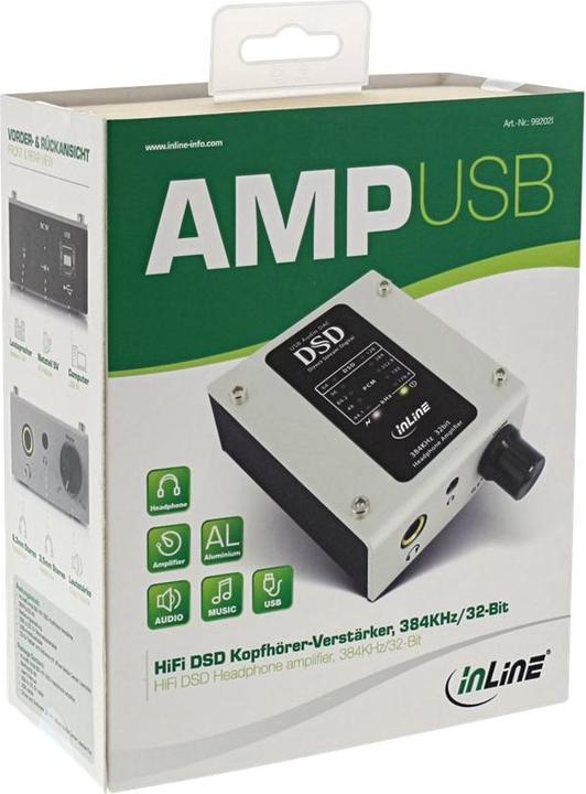 Actual product image InLine AmpUSB (USB-DAC)