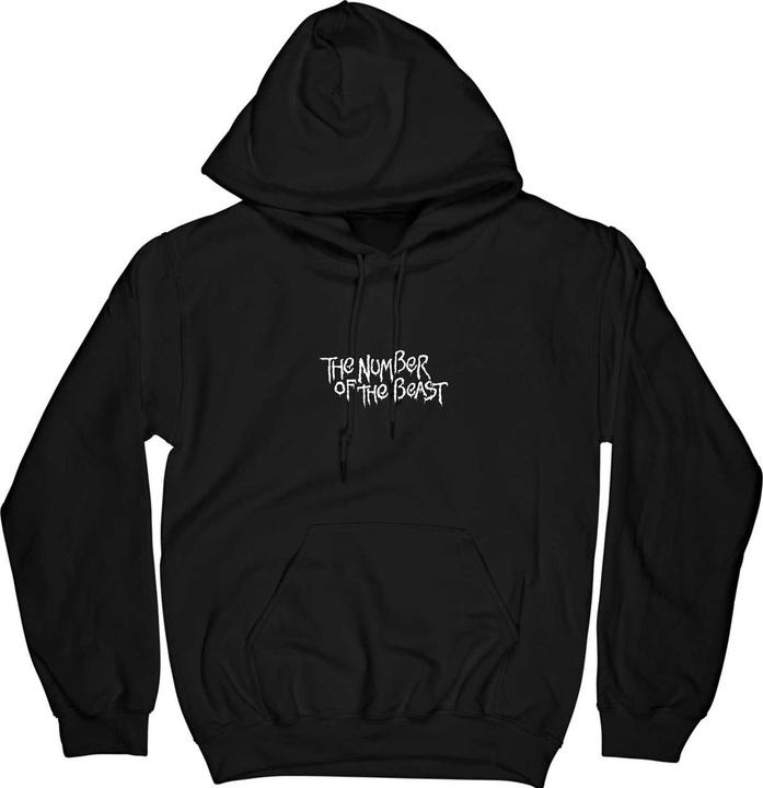 Iron Maiden Adult Number Of The Beast Back Print Hoodie