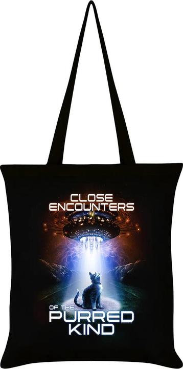 Actual product image Grindstore Close Encounters of the Purred Kind Tote Bag
