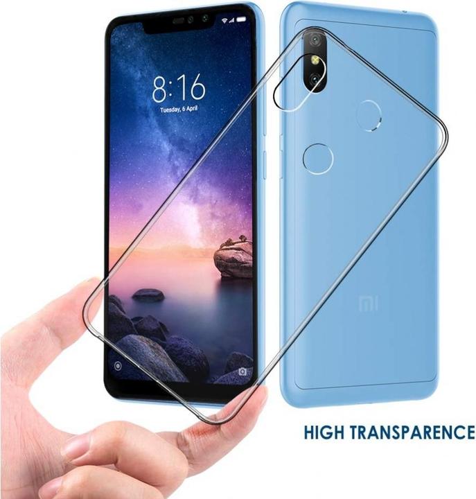 Produktbild Screenguard Xiaomi Redmi Note 6 Pro Flexible TPU Clear Case (Xiaomi Redmi Note 6 Pro)