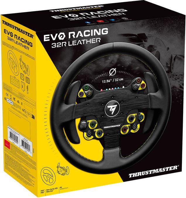 Immagine prodotto Thrustmaster EVO Racing 32R Leather WW (Xbox Serie S, Windows, PS4, PS5, Xbox One S, Xbox One X, Xbox Series X)