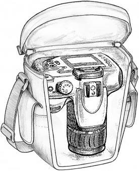Image du produit Tamrac Aero Zoom 25, sacoche de secours (Étui pour appareil photo, Kamera Bereitschaftstasche)
