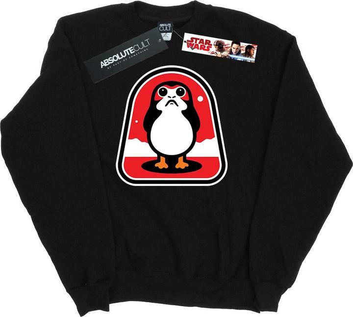 Immagine prodotto Star Wars The Last Jedi Porgs Badge Felpa Uomo (M)