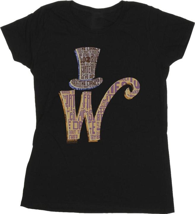 Produktbild Willy Wonka & the Chocolate Factory W Logo Hat TShirt (XL)