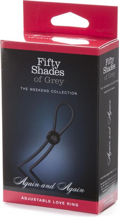 Actual product image Fifty Shades of Grey Adjustable Cock Ring (8.90 cm)