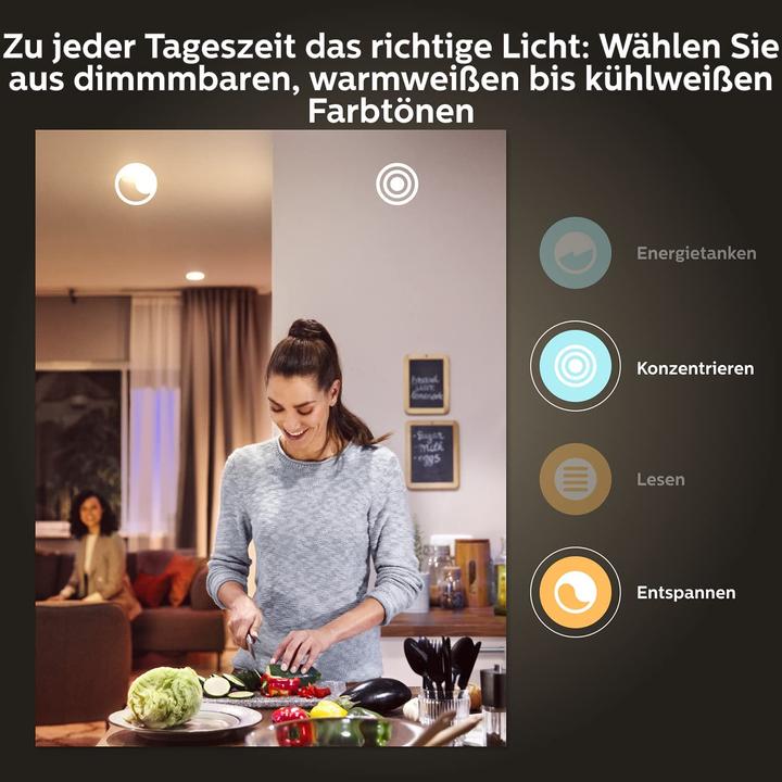 Immagine prodotto Philips Hue White & Color Ambiance BT (E27, 11 W, 1100 lm, 1 x, F)