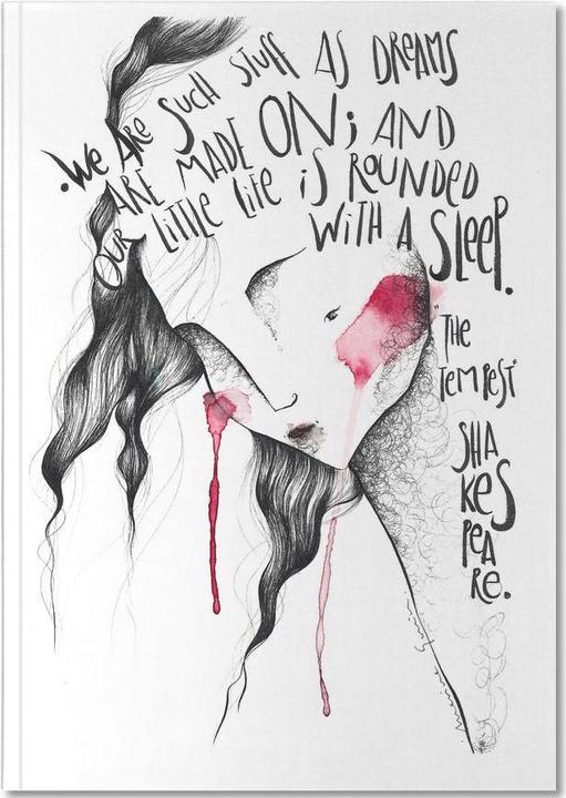 Image du produit Juniqe The Tempest - Citations et slogans (A5, Blanc)