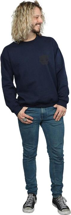 Image du produit Mens Black Panther Black on Black Chest Print Cotton Sweatshirt (L)