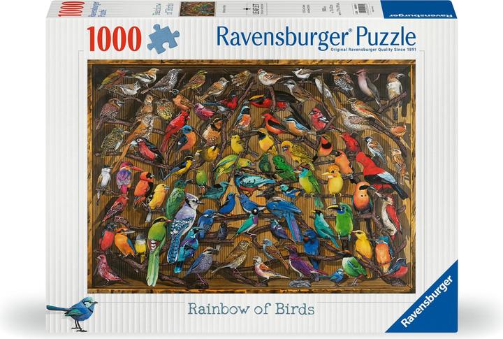 Image du produit Ravensburger Puzzle - Rainbow of Birds 1000p (12000281) (1000 pièces)