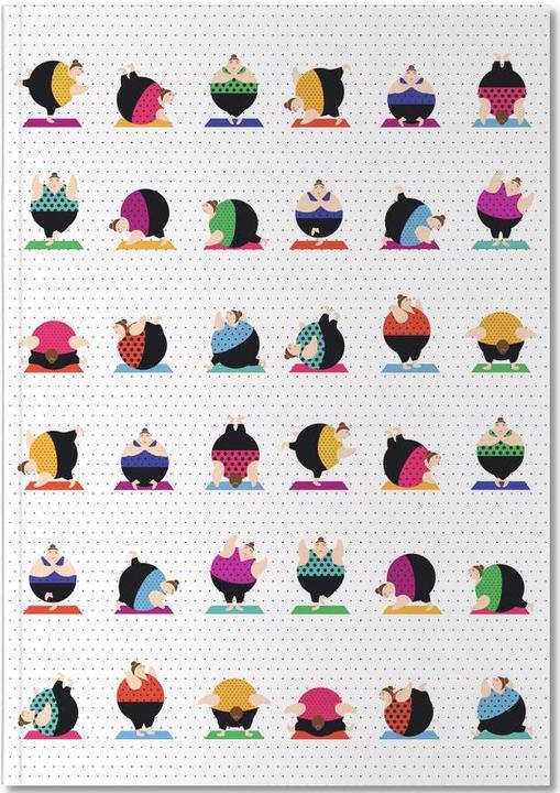 Image du produit Juniqe Yoginis Bright - Yoga (A5, Blanc, Couverture rigide)