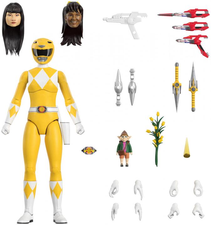 Produktbild Super7 Mighty Morphin Power Rangers figurine Ultimates Yellow Ranger 18 cm