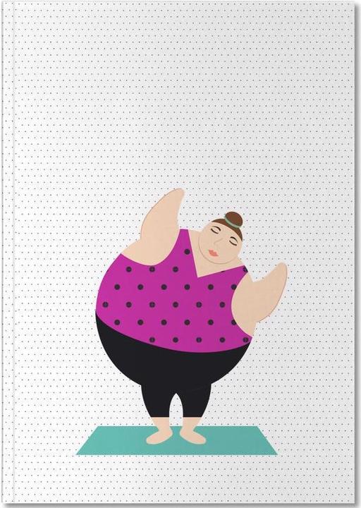 Produktbild Juniqe Yoginis Bright 5 - Yoga (A4, Blanko, Harter Einband)