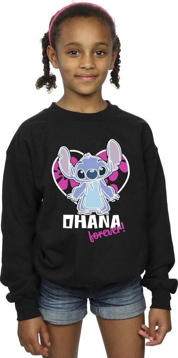 Image du produit Disney - Sweat LILO AND STITCH OHANA FOREVER HEART - Fille (140, 146)