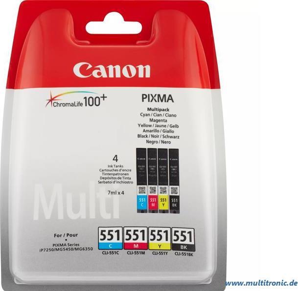 Produktbild Canon Cli-551 (M, BK, Y, C)