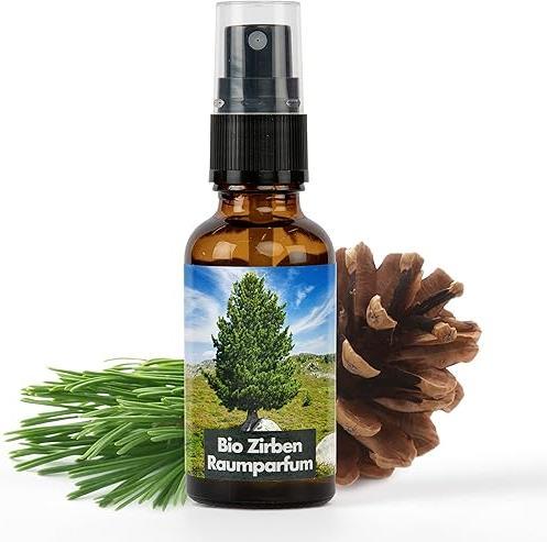 Produktbild ZNatur Bio naturreiner Zirben Arven Holz Raumduft Raumspray Spray angenehmer Waldduft 30 ml No.119