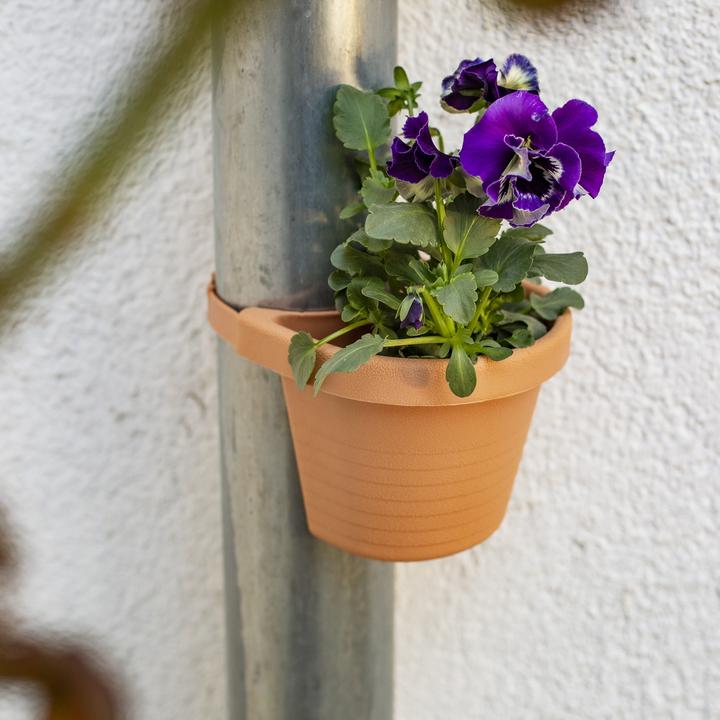 Actual product image UPP Downpipe flower pot set of 3 plant pots Rain pipe planters (9 cm)