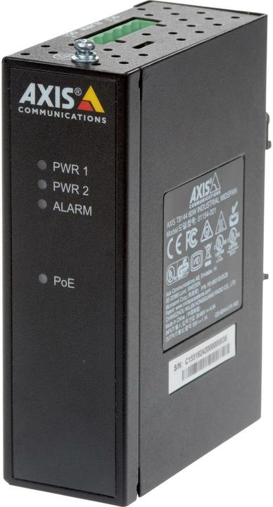 Axis T8144 PoE+ Midspan Industriell (802.3af (PoE), Proprietär 24V, 60 W)