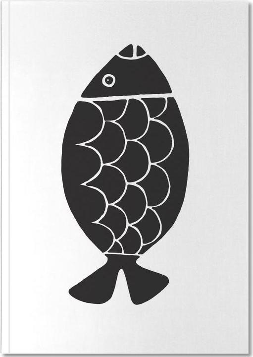 Actual product image Juniqe Fish - Fish (A5, Dotted)