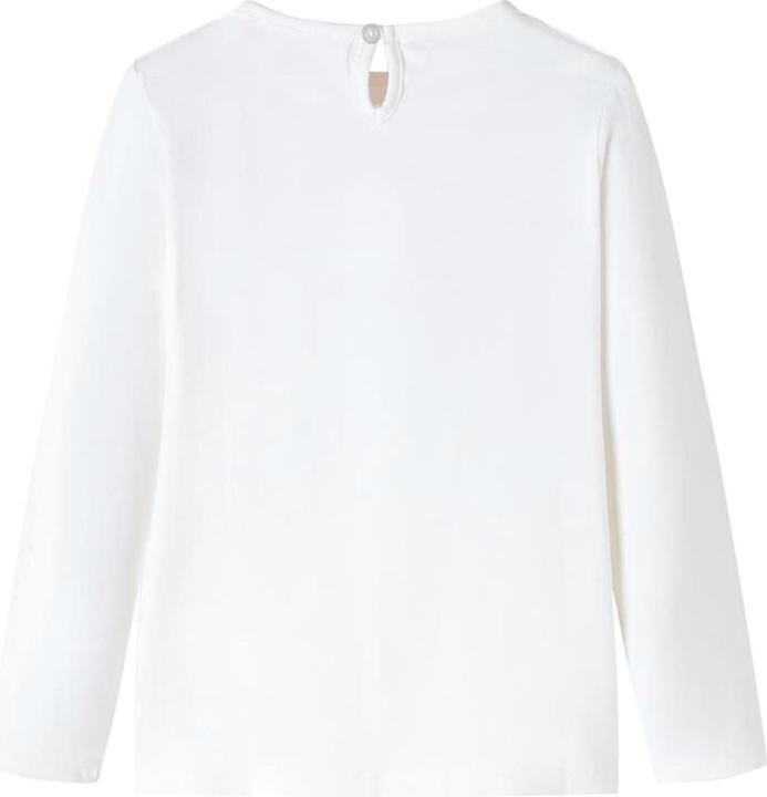 Produktbild VidaXL Kinder-Langarmshirt Ecru 116,Material: 95 % Baumwolle. 5 (116)