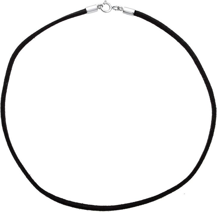 Elli Halskette Basic Trend Blogger Choker 925 Sterling Silber (No Stein, 925er Sterling Silber, Kunstleder)