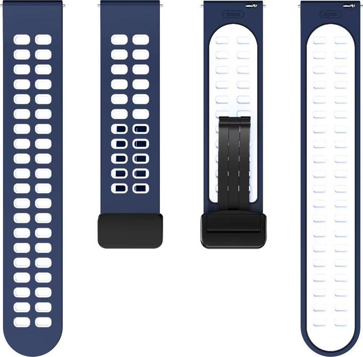 Immagine prodotto Cbx Pure Silikon Uhrenarmband mit magnetischer Faltschliesse 22mm (22 mm, Silicone)