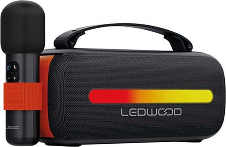 Image du produit Ledwood LD-ACC130-BT-BLK Karaoke-Lautsprecher (6 h)