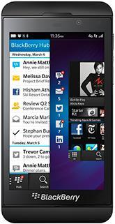 Actual product image BlackBerry Z10 (16 GB, Black, 4.20", 8 Mpx, 4G)