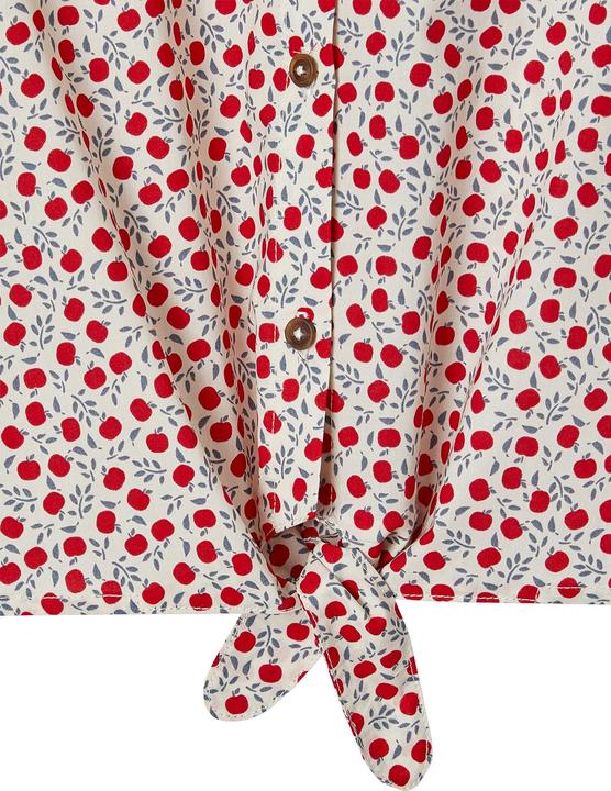 Image du produit Vertbaudet Mädchen Musselinbluse zum Binden (122)