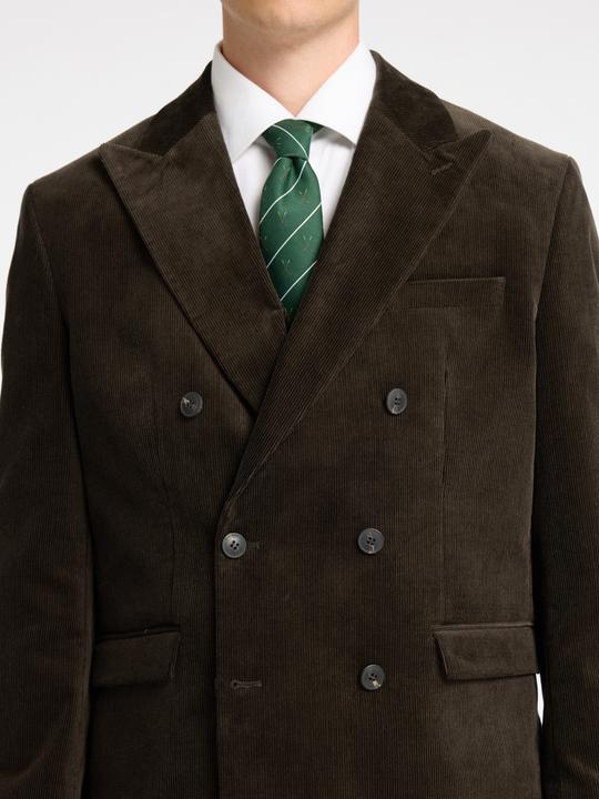 Image du produit Selected Homme Regular Fit Blazer à double boutonnage en velours côtelé (50)