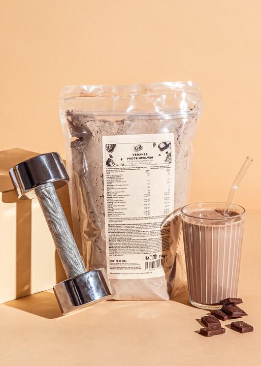 Image du produit KoRo Poudre de protéine végétalienne (Chocolat, 1 pcs, 1000 g)