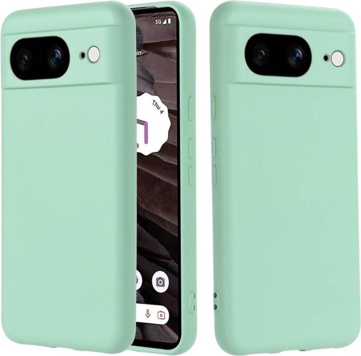 Actual product image Cover-Discount Google Pixel 8 - Silicone rubber case green (Google Pixel 8)