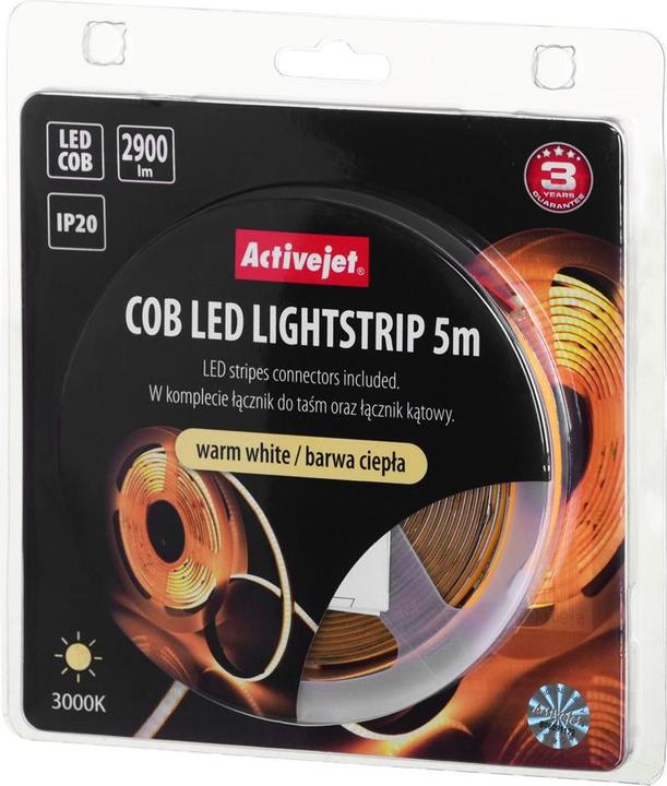 Produktbild Activejet AJE-COB ciep LED Strip Universalstreifenleuchte Indoor (Warmweiss, 500 cm, Indoor)