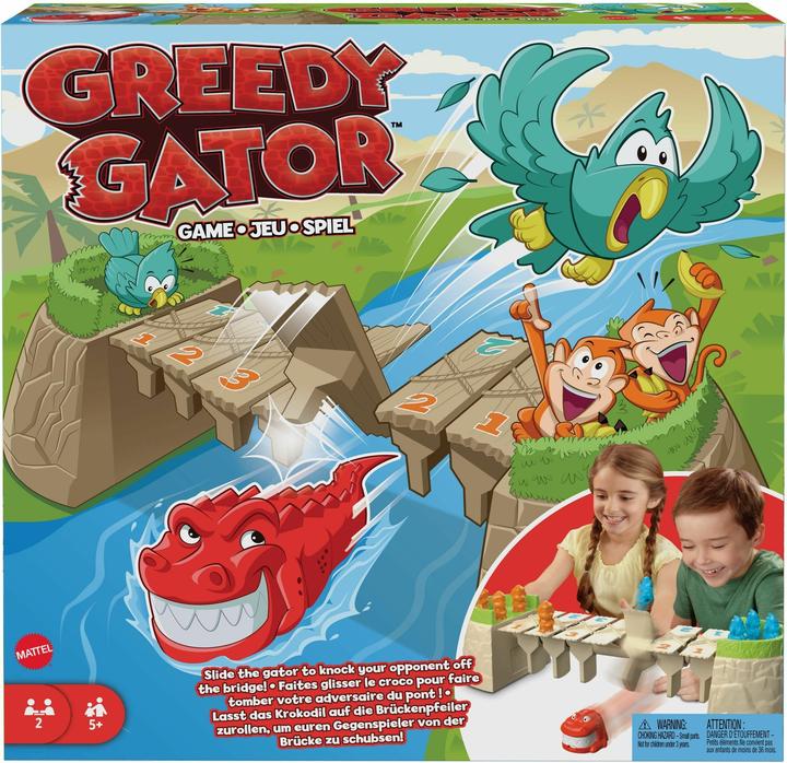 Actual product image Mattel Games Greedy Gator Game (German)