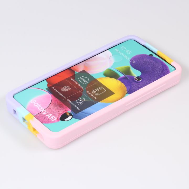 Produktbild PhoneLook Hülle Silikon Luftblasen Anti-Stress Regenbogen (Samsung Galaxy A52)