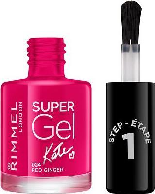 Immagine prodotto Rimmel London Super Gel di Kate STEP1 (024 Zenzero rosso, Smalto per unghie effetto gel)