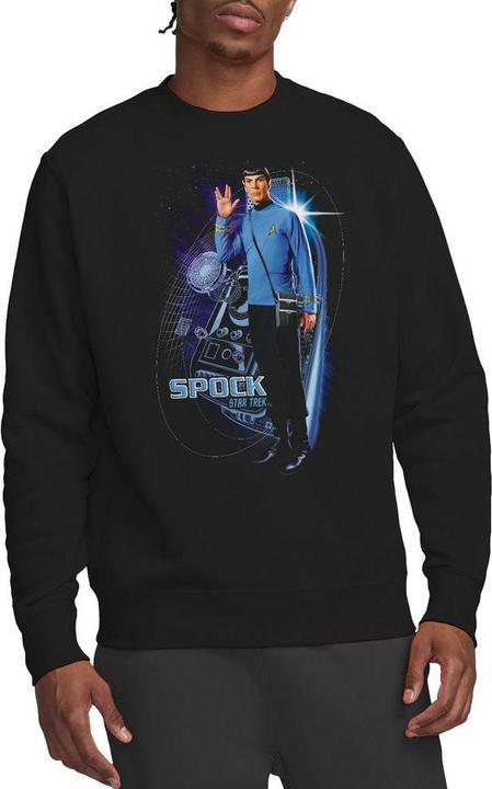 Actual product image Unisex Adult Galactic Spock Sweatshirt (XL)