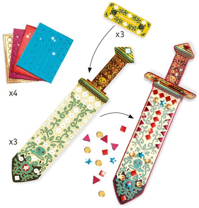 Produktbild Djeco Do It Yourself Mosaik Piratenschwert